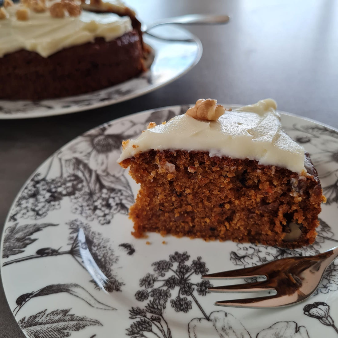 Carrot cake 🥕 with Melissa's speculaas crumble