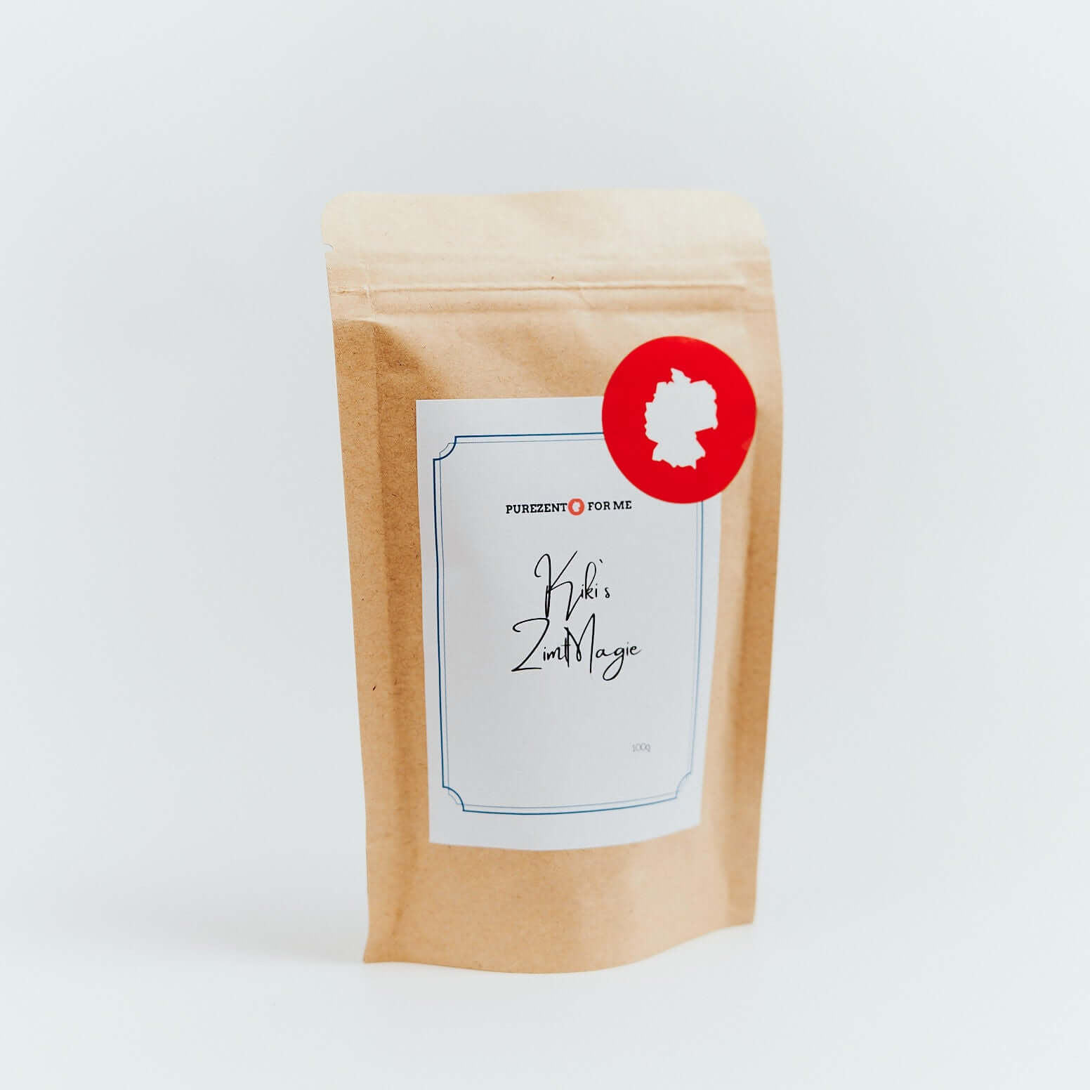 Kiki cinnamon magic spice Product packaging purezento for me website www.purezentoforme.com