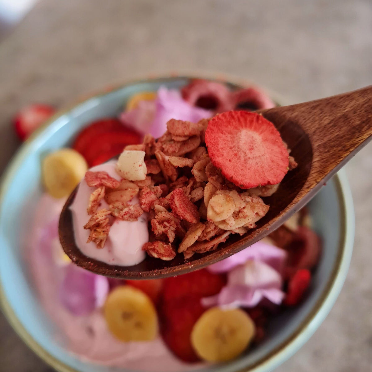 Granola tasting set, five varieties in a box