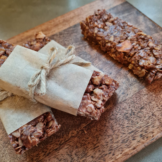 Muesli bar with Colorful Muesli