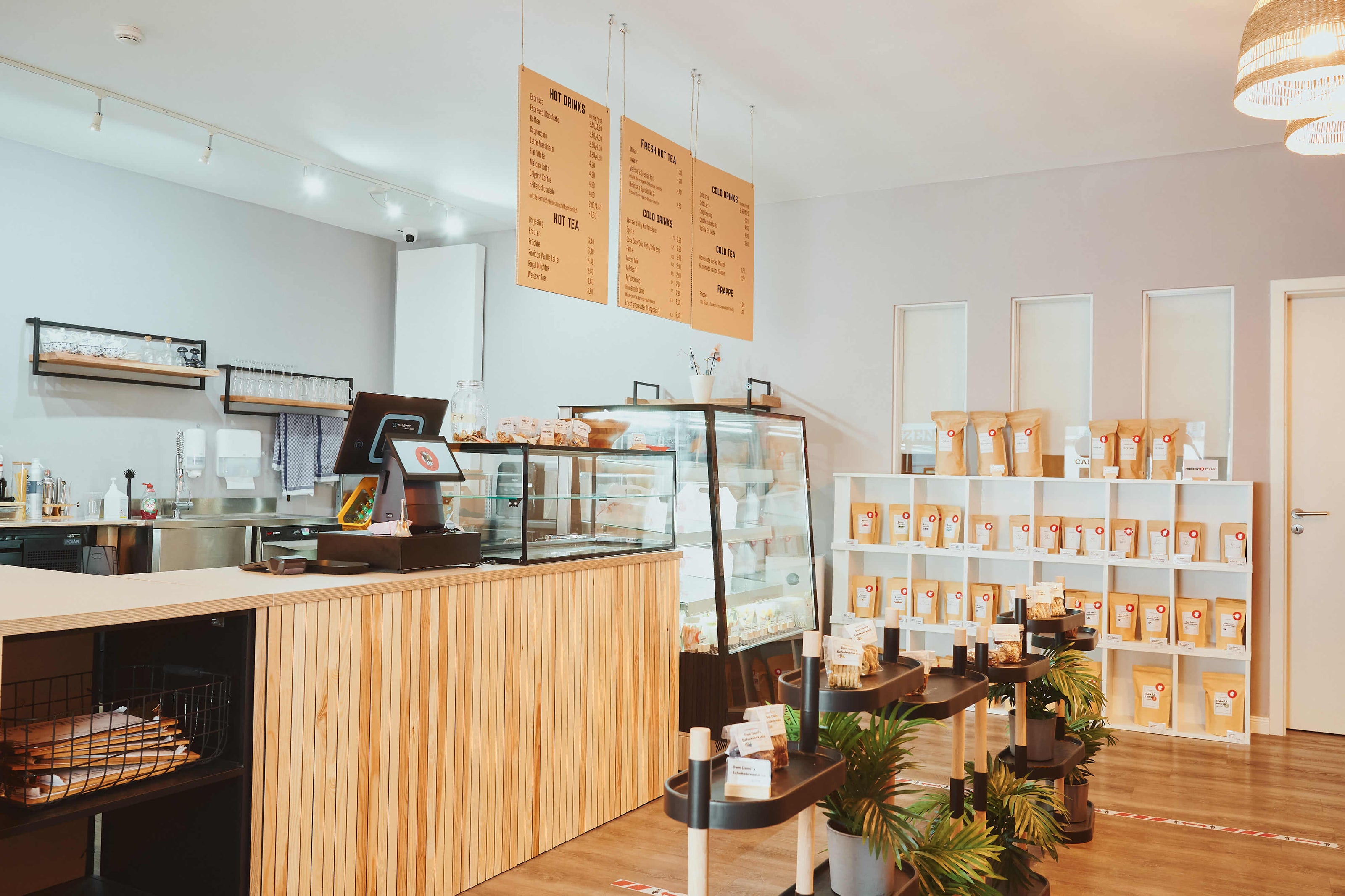 Purezento for me coffee shop side image from inside the shop for website www.purezentoforme.com