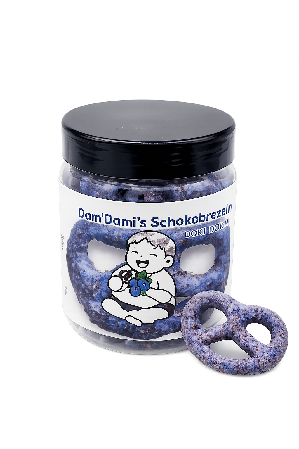 Dam Dami`s Chocolate Pretzels Doki Doki Blueberry